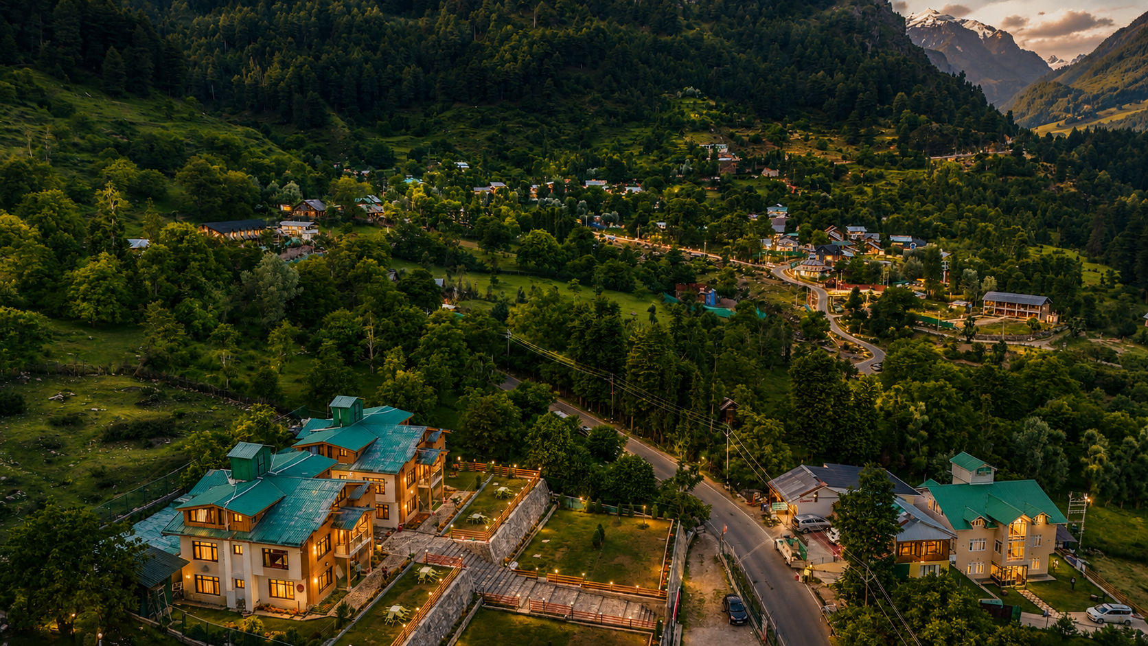 Drone shot